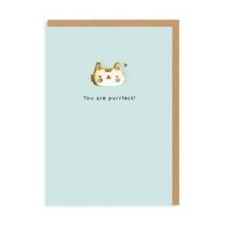 Cat Pin & Greeting Card