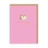 Valentines Cat Pin & Greeting Card