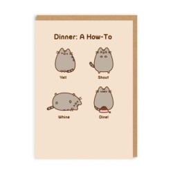 Dinner: A How To Pusheen...