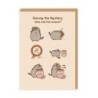 Solving The Mystery: Who Ate The Cookie? Pusheen Greeting Card