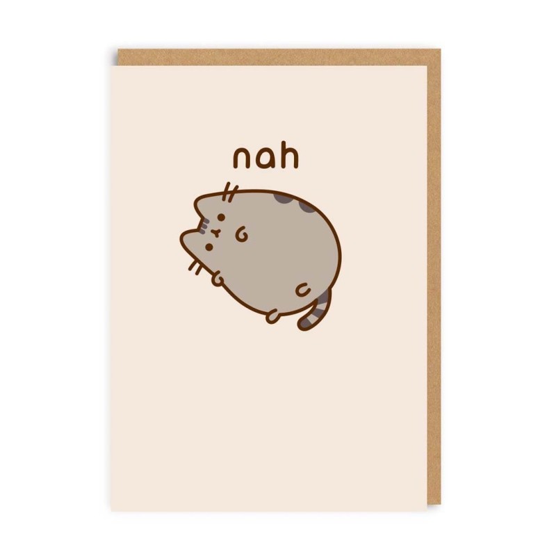 Nah Pusheen Greeting Card