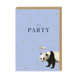 Let’s Party Panda Greeting...