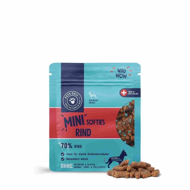 PetsDeli Softer Mini Rinder Snacks für Hunde