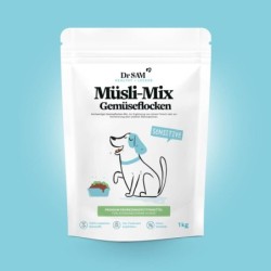 Premium Müsli-Mix Gemüseflocken für Hunde, 1 kg