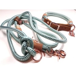 Halsbandset ABBY in mint | Auswahl: Halsband | Beschläge: Roségold