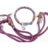 Halsband Set ALMA in classic bordeaux | Beschläge: Zinkdruckguss | Auswahl: Halsband