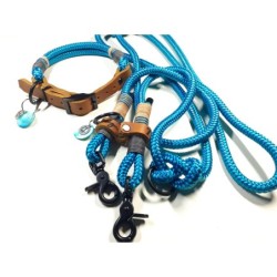 Halsbandset SMILA in aqua...