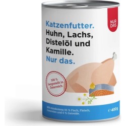 NUR DAS Huhn und Lachs Dose 400g - 400 g