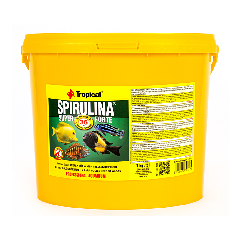 Tropical Super Spirulina Forte, 5 l