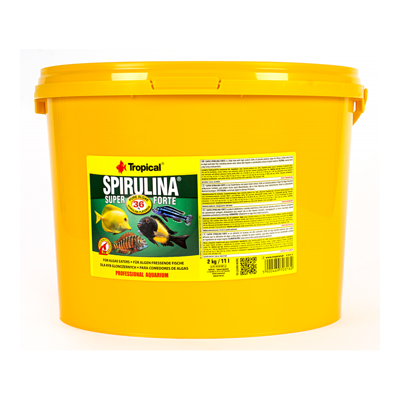 Tropical Super Spirulina Forte, 11 l