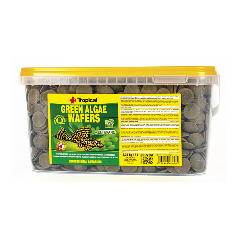 Tropical Green Algae Wafers, 5 l Eimer (2,25 kg)