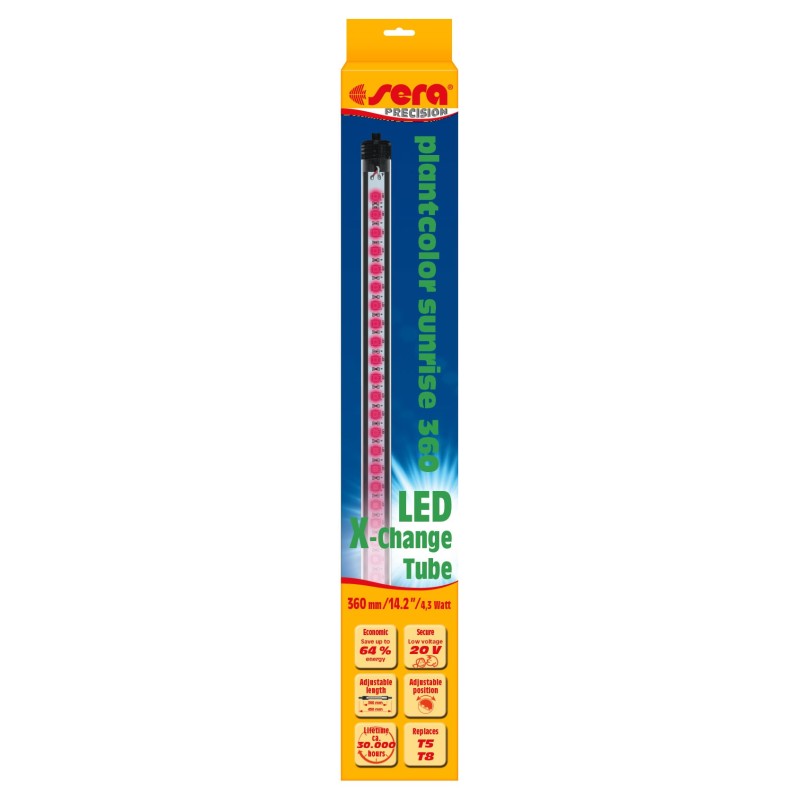 sera LED X-Change Tube plantcolor sunrise, 360 mm / 4,3 W