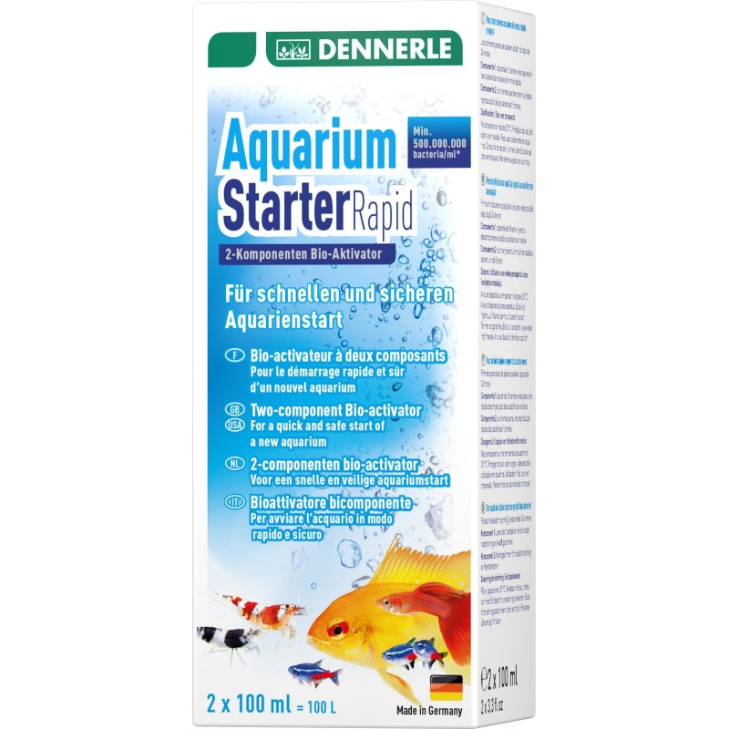 Dennerle Aquarium Starter Rapid 2x 100 ml