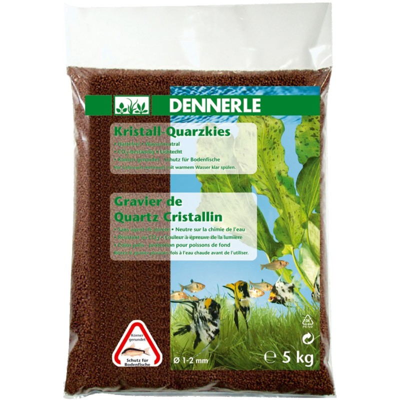 Dennerle Kristall-Quarzkies Rehbraun, 5 kg