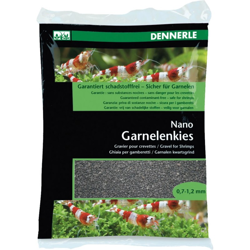 Dennerle Nano Garnelenkies, sulawesi schwarz - 2 kg