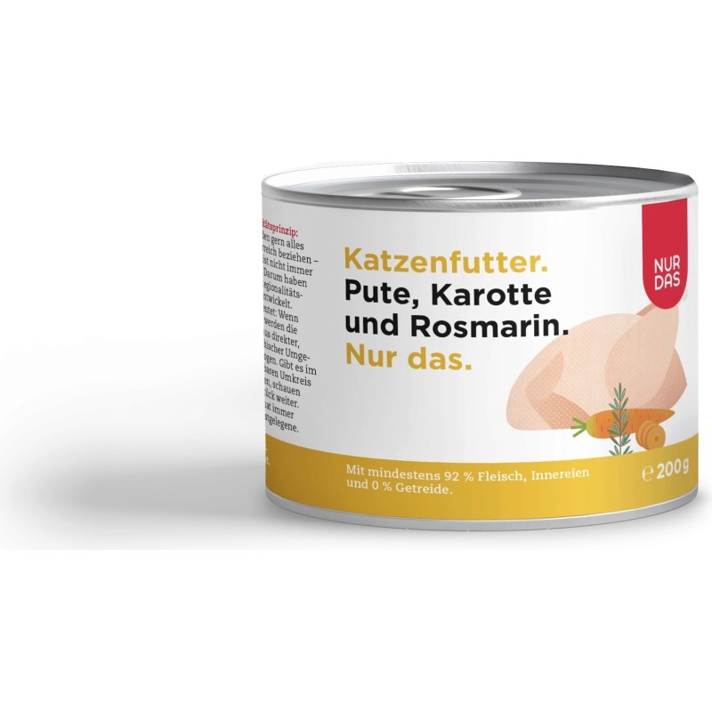 NUR DAS Pute und Karotte Dose 200g - 200 g