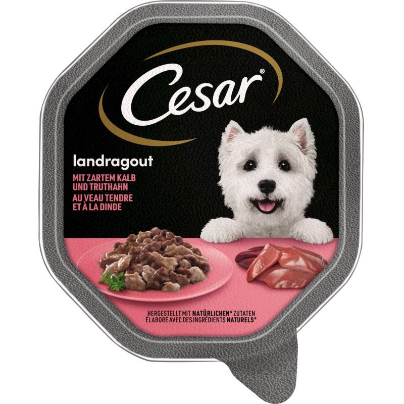 Cesar Landküche mit Kalb und Truthahn in köstlicher Sauce - 150 g