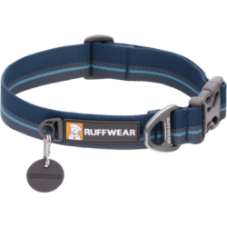 Ruffwear Flat Out Hundehalsband Blue Horizon - 28 - 36 cm