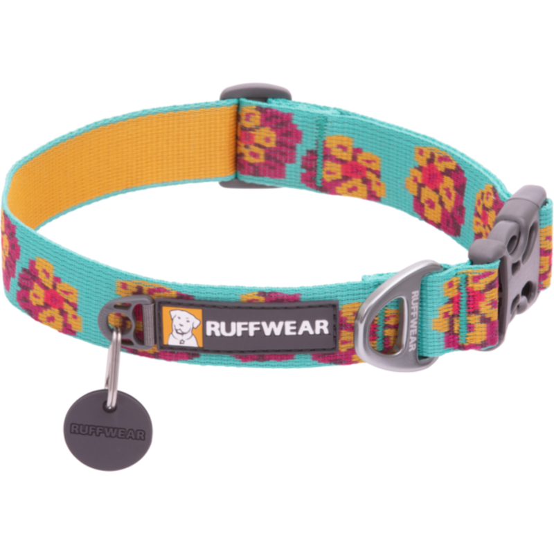 Ruffwear Flat Out Hundehalsband Spring Burst - 51 - 66 cm