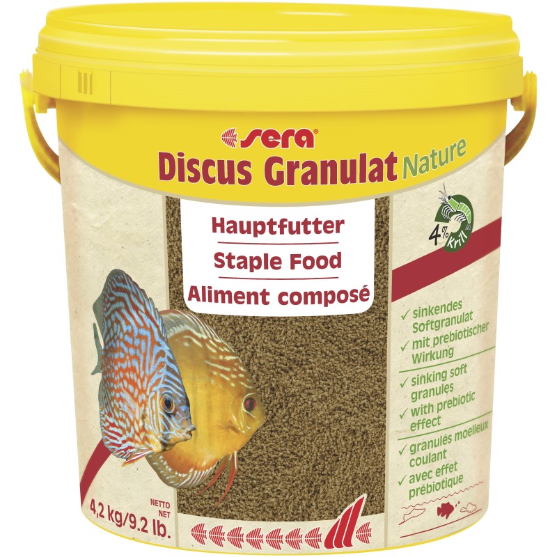 sera Discus Granulat Nature, 10 L / 4,2 kg