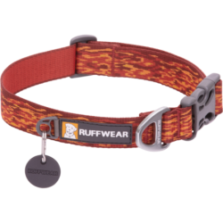 Ruffwear Flat Out Hundehalsband Ember Distortion - 28 - 36 cm