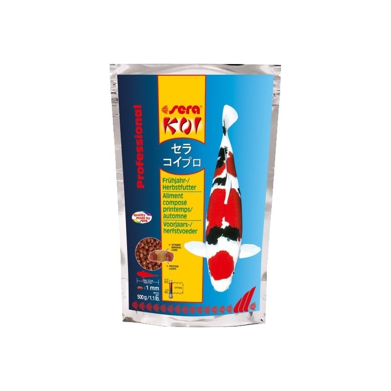 sera KOI Professional Frühjahr- und Herbstfutter, 500 g