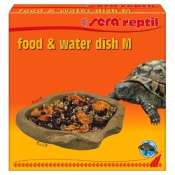 sera reptil food/water...