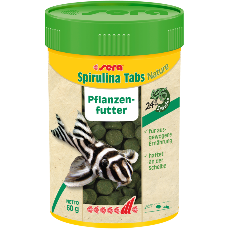 sera Spirulina Tabs Nature, 100 ml (60 g)