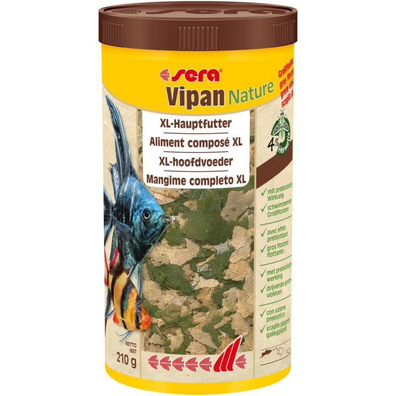 Sera Vipan Nature Großflocke, 1000 ml / 210 g