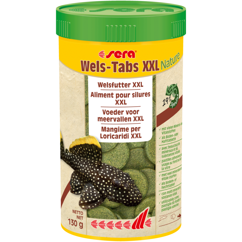 sera Wels-Tabs XXL Nature, 250 ml (130 g)