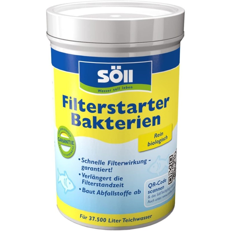 Söll FilterstarterBakterien, 250 g für 37.500 l