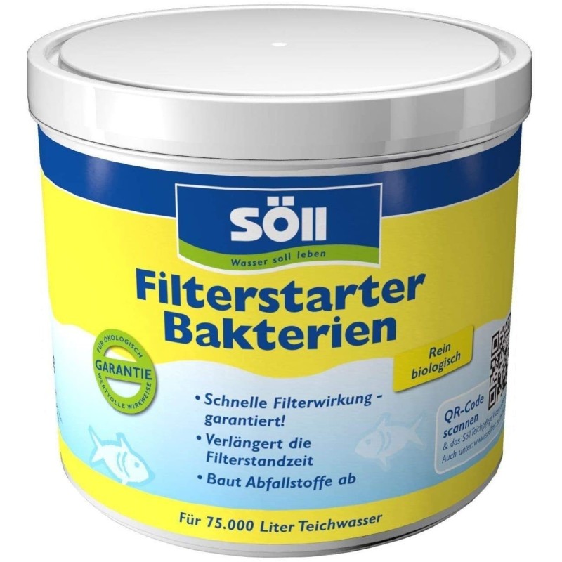 Söll FilterstarterBakterien, 500 g für 75.000 l