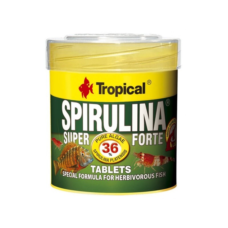 Tropical Super Spirulina Forte Tablets 36 % Hafttabletten, 2 kg