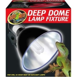 Zoo Med Repti Deep Dome Lampenfassung, max 160W, für optimale Terrarienbeleuchtung