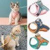 Anti-lost Adjustable Reflective Cat Vest Cat Harness Leash Set Pet Chest Strap Dog Vest Collar