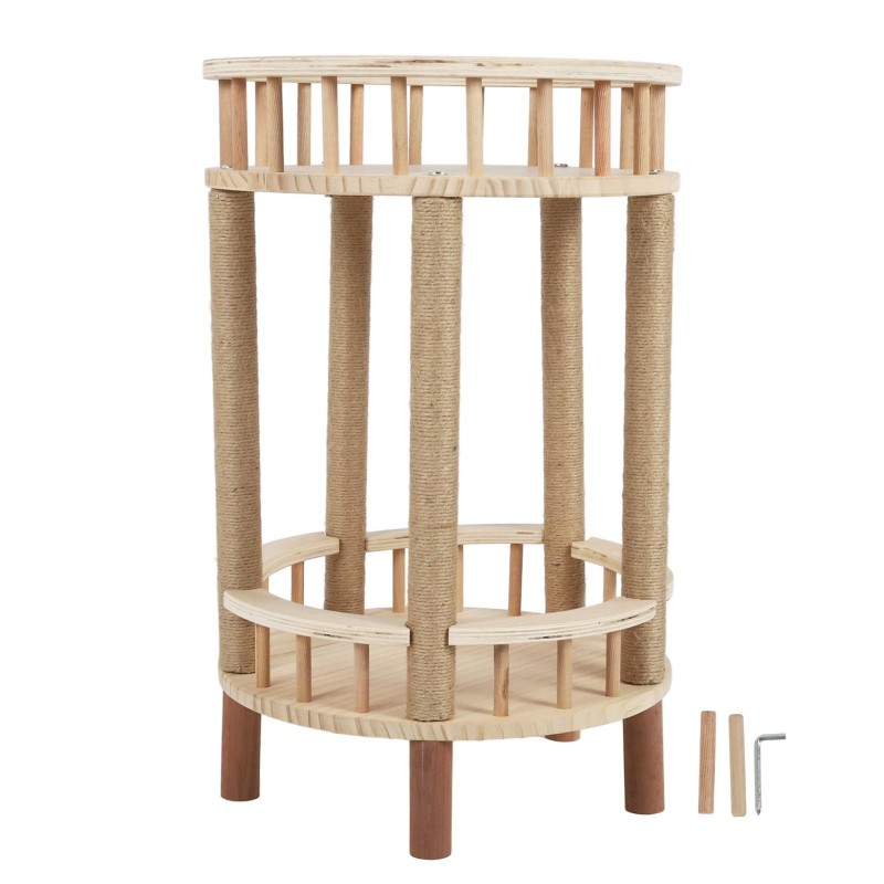 Cat Tree Waterproof Versatile Sturdy Structure Removable Cat Tower Cat Play House for Indoor