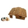 Hamster Holz Haus Landschaftsbau Liefert Käfig Decor Hideaway Kammer Kleine Tiere Haustiere für