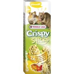 Versele Laga Crispy Sticks für Hamster und Ratten mit Popcorn+Honig - 100 g