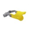 Dog duck muzzle M, yellow, 1 piece