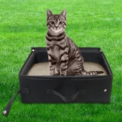 Cat Litter Box Large Space...