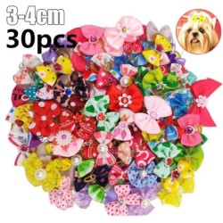 30Pcs Pet Dog Cat Hair Bows...