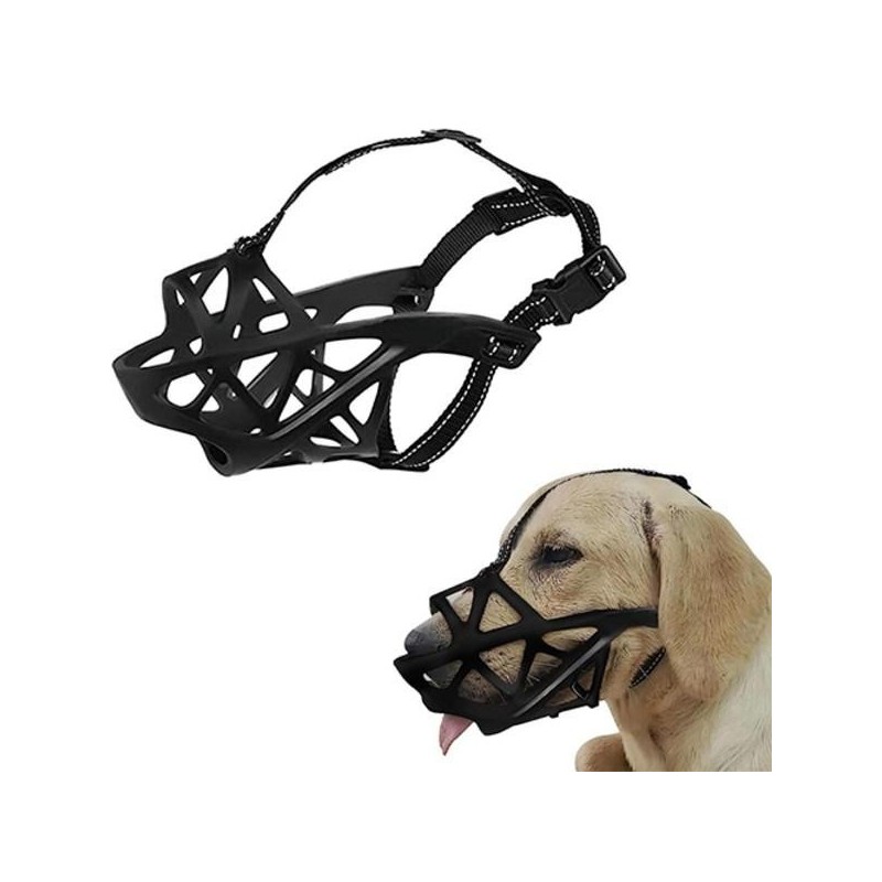 Ozingg medium-sized dog and large dog going out muzzle, No. 4, No. 4