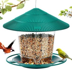 Waterproof Hanging Wild Bird Seed Feeder Bird Feeding Tool Garden Paddock Outdoor Decoration Pet Supplies Tableware Bird Feed