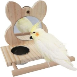 Parakeet Lovebird Wooden...