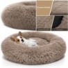 Haustier-Hundebetten, bequem, Donut-Kuschelbett, rund, weich, waschbar, für Hunde und Katzen, Kissenbett, Winter, warmes Sofa