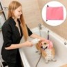 Duschhut mit Ohrenschutz für Hunde und zum Baden und Regenduschen, wasserdichte Badekappe für Haustiere, verstellbare Schnall