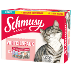 Schmusy Ragout in Sauce Vorteilspack 12x100g - 1,20 kg