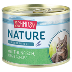 Schmusy Nature Meeres-Fisch Dose 185g - Thunfisch & Gemüse