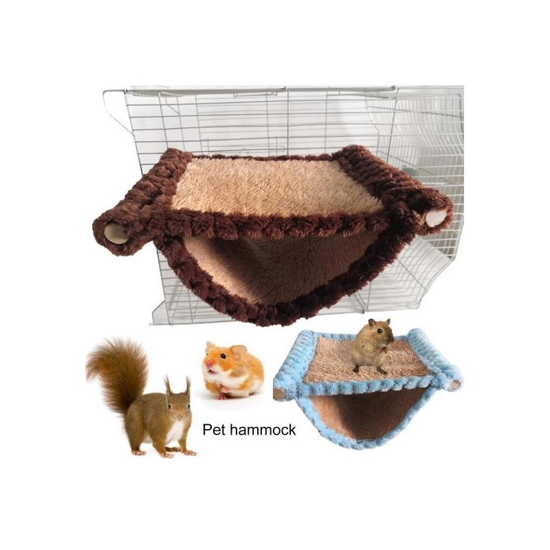 Hamster Nest Durable Flexible Disassembly Wear-resistant Lightweight Rest Flannel Hanging Platform Hamster Bed