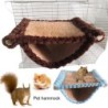 Hamster Nest Durable Flexible Disassembly Wear-resistant Lightweight Rest Flannel Hanging Platform Hamster Bed